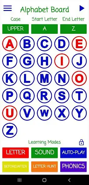 Play EL: Alphabet Learning Board  and enjoy EL: Alphabet Learning Board with UptoPlay