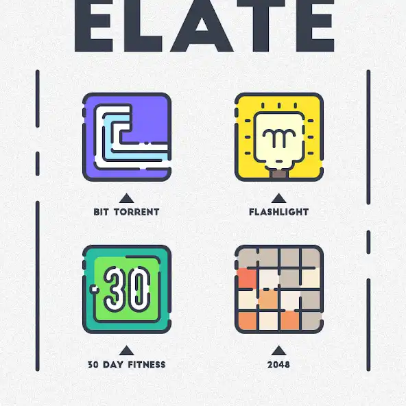 Play Elate : Icon Pack  and enjoy Elate : Icon Pack with UptoPlay