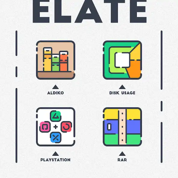 Play Elate : Icon Pack as an online game Elate : Icon Pack with UptoPlay
