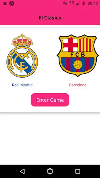 Play el clasico as an online game el clasico with UptoPlay