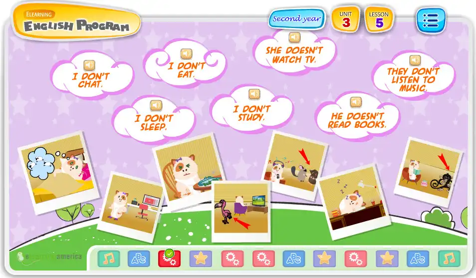 Play E-learning English program as an online game E-learning English program with UptoPlay