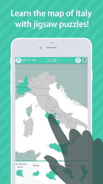 Play E. Learning Italy Map Puzzle  and enjoy E. Learning Italy Map Puzzle with UptoPlay