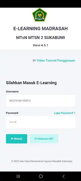 Play E-Learning MTsN 2 Sukabumi as an online game E-Learning MTsN 2 Sukabumi with UptoPlay
