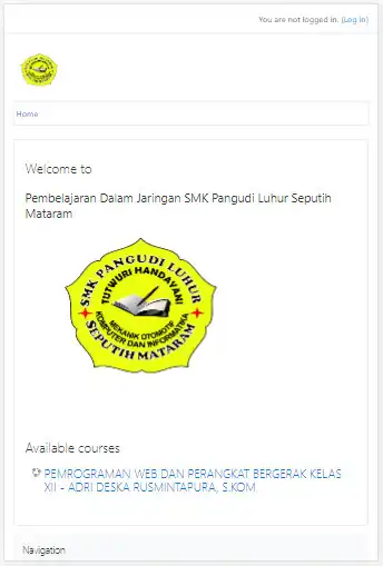 Play ELEARNING SMK PANGUDI LUHUR as an online game ELEARNING SMK PANGUDI LUHUR with UptoPlay