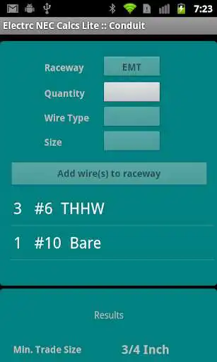 Play Electrc NEC Calcs Lite as an online game Electrc NEC Calcs Lite with UptoPlay