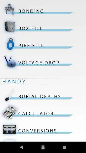 Play APK Electrical Calc Canada Free  and enjoy Electrical Calc Canada Free with UptoPlay com.snappyappz.ec.free