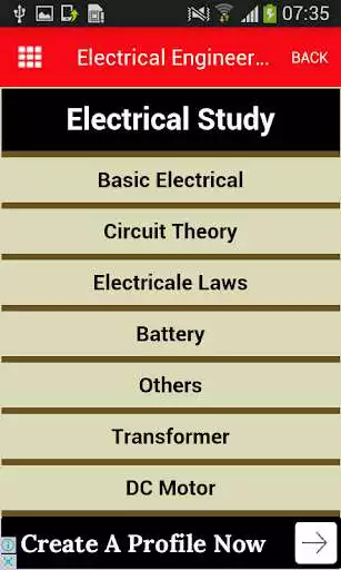 Play APK Electrical Engineering Concept  and enjoy Electrical Engineering Concept with UptoPlay com.pratipalgif.LearnElectrical