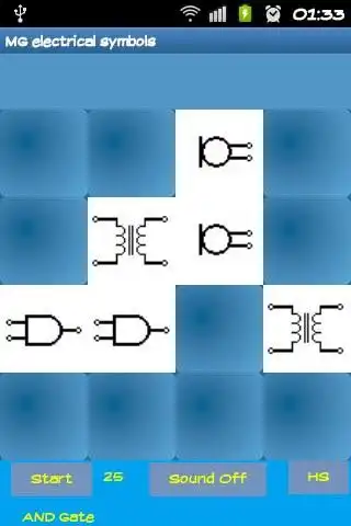 Play Electrical Symbols Memory Game as an online game Electrical Symbols Memory Game with UptoPlay