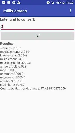 Play Electric conductance converter as an online game Electric conductance converter with UptoPlay