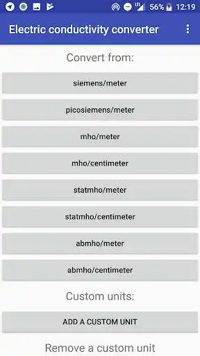 Play Electric conductivity converter  and enjoy Electric conductivity converter with UptoPlay