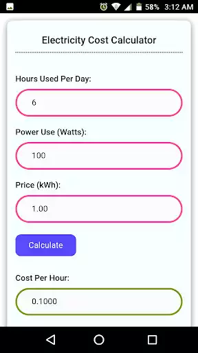 Play Electricity Cost Calculator as an online game Electricity Cost Calculator with UptoPlay