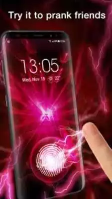 Play Electric Lighting Fingerprint Lock Screen Prank