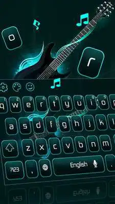 Play Electric Neon Guitar Keyboard