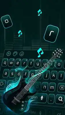 Play Electric Neon Guitar Keyboard