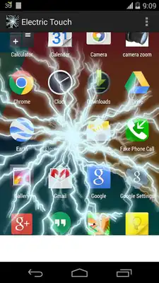 Play electric screen in touch