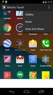 Play electric screen in touch
