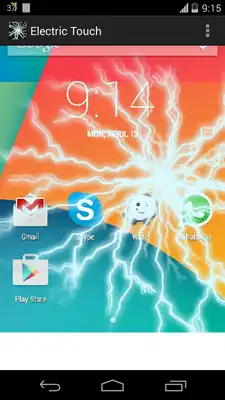 Play electric screen in touch