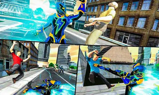 Play Electric Superhero Energy Jolts City Rescue 3D