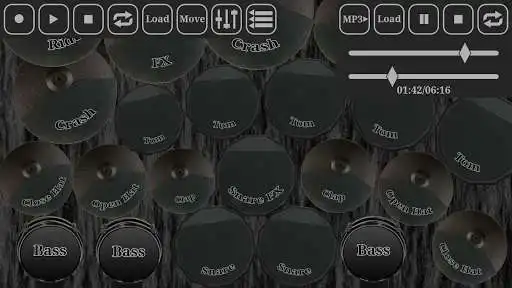 Play Electronic drum kit as an online game Electronic drum kit with UptoPlay