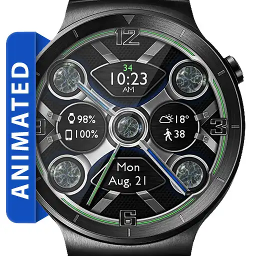 Play Electro Plasma HD Watch Face APK Play Electro Plasma HD Watch Face APK