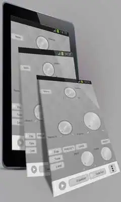 Play Elegant grey Poweramp Skin