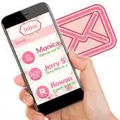 Free play online Elegant Pink Flower SMS APK