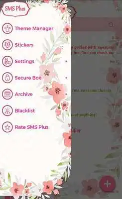 Play Elegant Pink Flower SMS