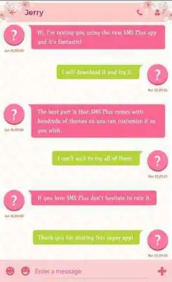 Play Elegant Pink Flower SMS