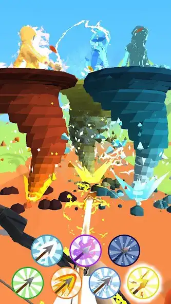 Play Elemental Archer as an online game Elemental Archer with UptoPlay