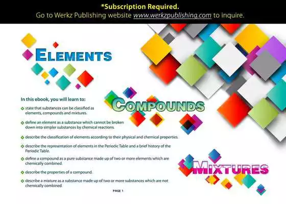 Play Elements Compounds  Mixtures