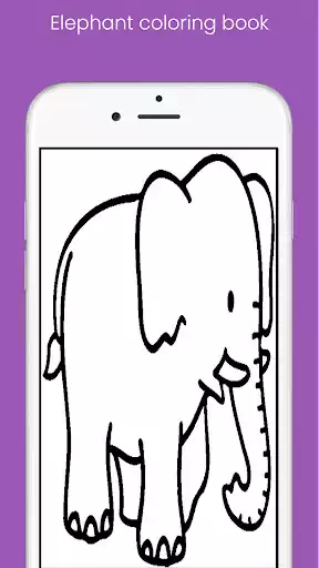 Play elephant coloring book as an online game elephant coloring book with UptoPlay