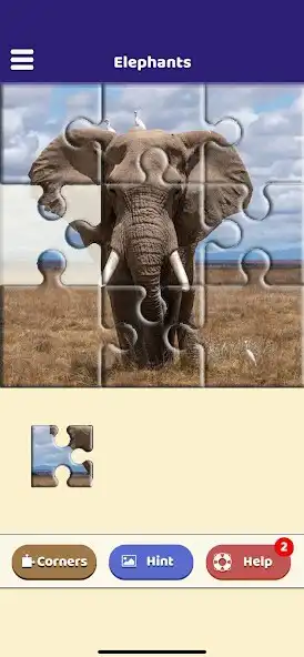 Play Elephant Love Puzzle  and enjoy Elephant Love Puzzle with UptoPlay