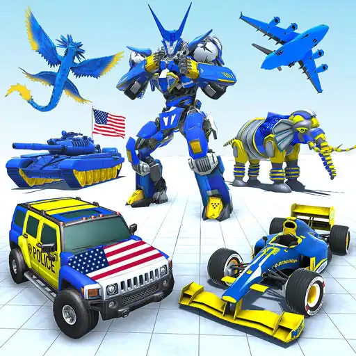 Play Elephant Robot Car: Robot Game APK