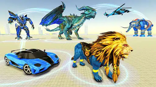 Play Elephant Vs Lion Robot Game  and enjoy Elephant Vs Lion Robot Game with UptoPlay