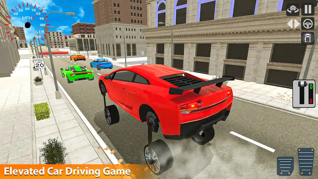Play Elevated Car driving games 3d as an online game Elevated Car driving games 3d with UptoPlay