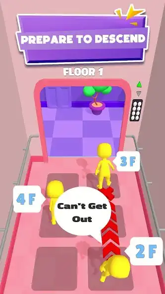 Play Elevator Puzzle as an online game Elevator Puzzle with UptoPlay