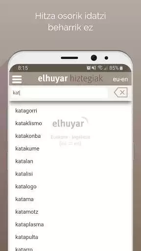 Play Elhuyar Hiztegiak