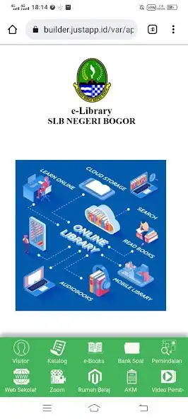 Play e-Library SLB Negeri Bogor as an online game e-Library SLB Negeri Bogor with UptoPlay