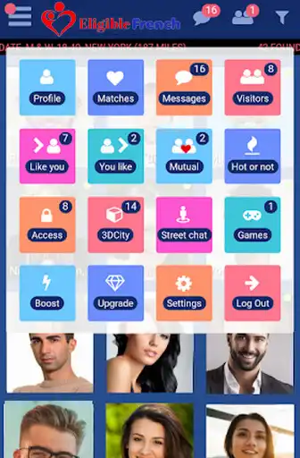Play Eligible French Dating App as an online game Eligible French Dating App with UptoPlay