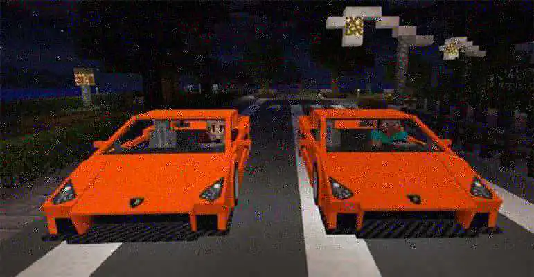 Play Elite Lamborghini Mod for MCPE