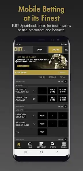 Play ELITE Sportsbook as an online game ELITE Sportsbook with UptoPlay