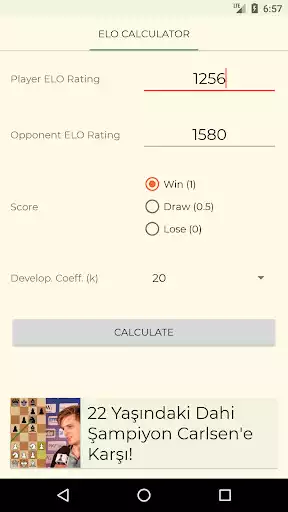 Play Elo calculator