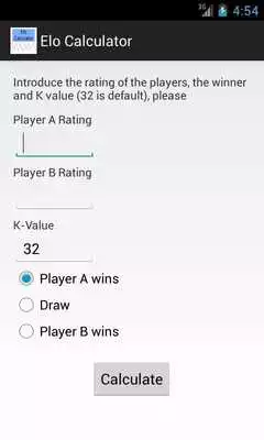 Play Elo calculator