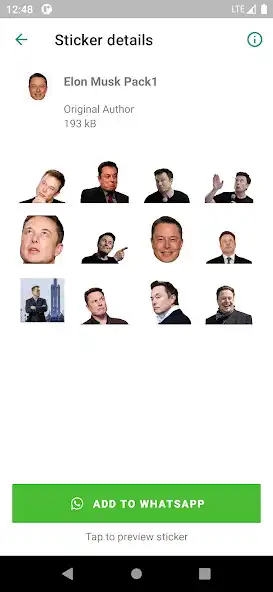 Play Elon Musk Stickers for WA(Pro) as an online game Elon Musk Stickers for WA(Pro) with UptoPlay