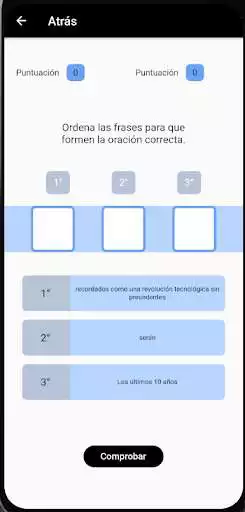 Play El orden de la oración as an online game El orden de la oración with UptoPlay