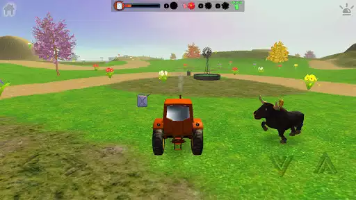 Play El Pollito y el Tractor de la Granja as an online game El Pollito y el Tractor de la Granja with UptoPlay