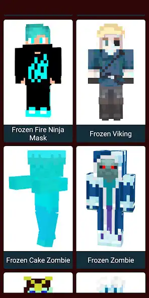 Play Elsa Frozen Skin for MCPE as an online game Elsa Frozen Skin for MCPE with UptoPlay