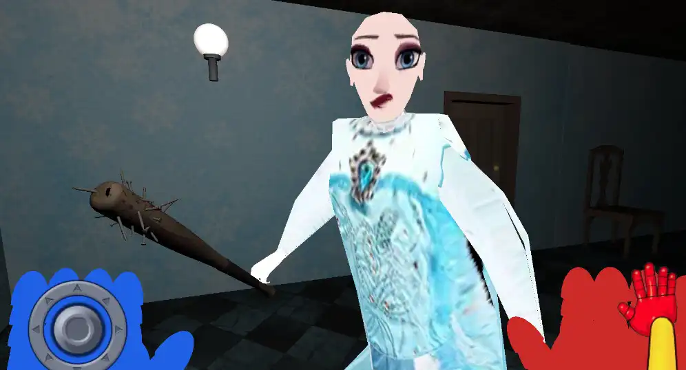 Play Elsa Granny Scary Horror Game as an online game Elsa Granny Scary Horror Game with UptoPlay