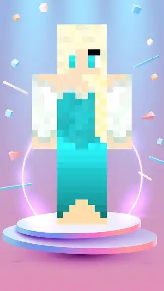 Play Elsa Skin for Minecraft  and enjoy Elsa Skin for Minecraft with UptoPlay