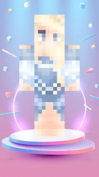Play Elsa Skin for Minecraft as an online game Elsa Skin for Minecraft with UptoPlay